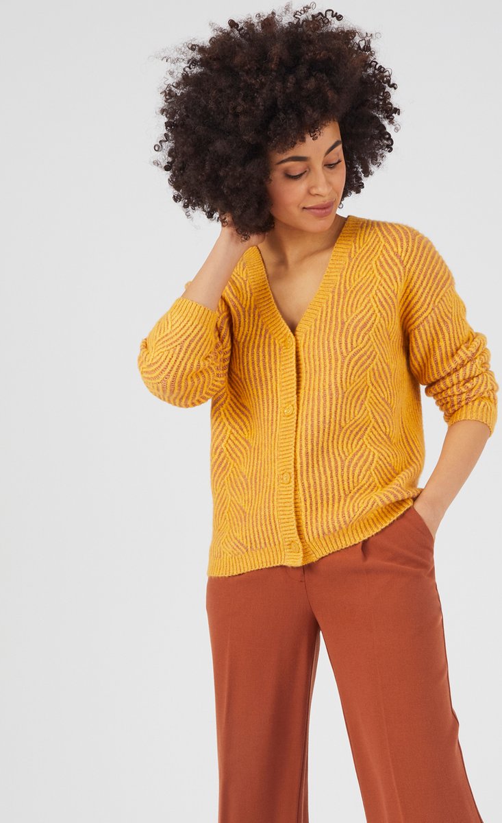 Damart - Cardigan - - Oranje - XXL