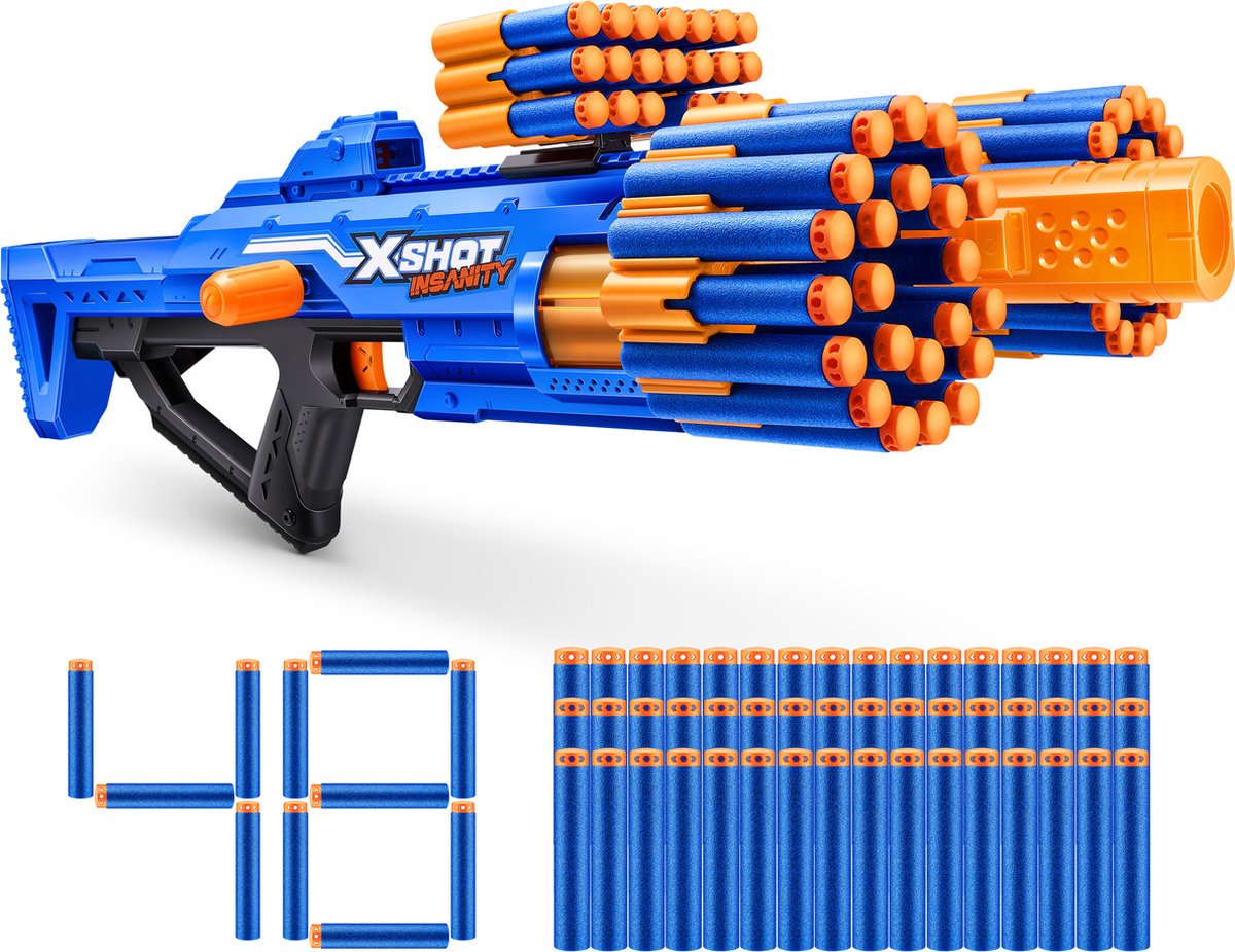 ZURU - XSHOT - Insanity Berzerko - Speelgoedblaster - Met 48 pijltjes