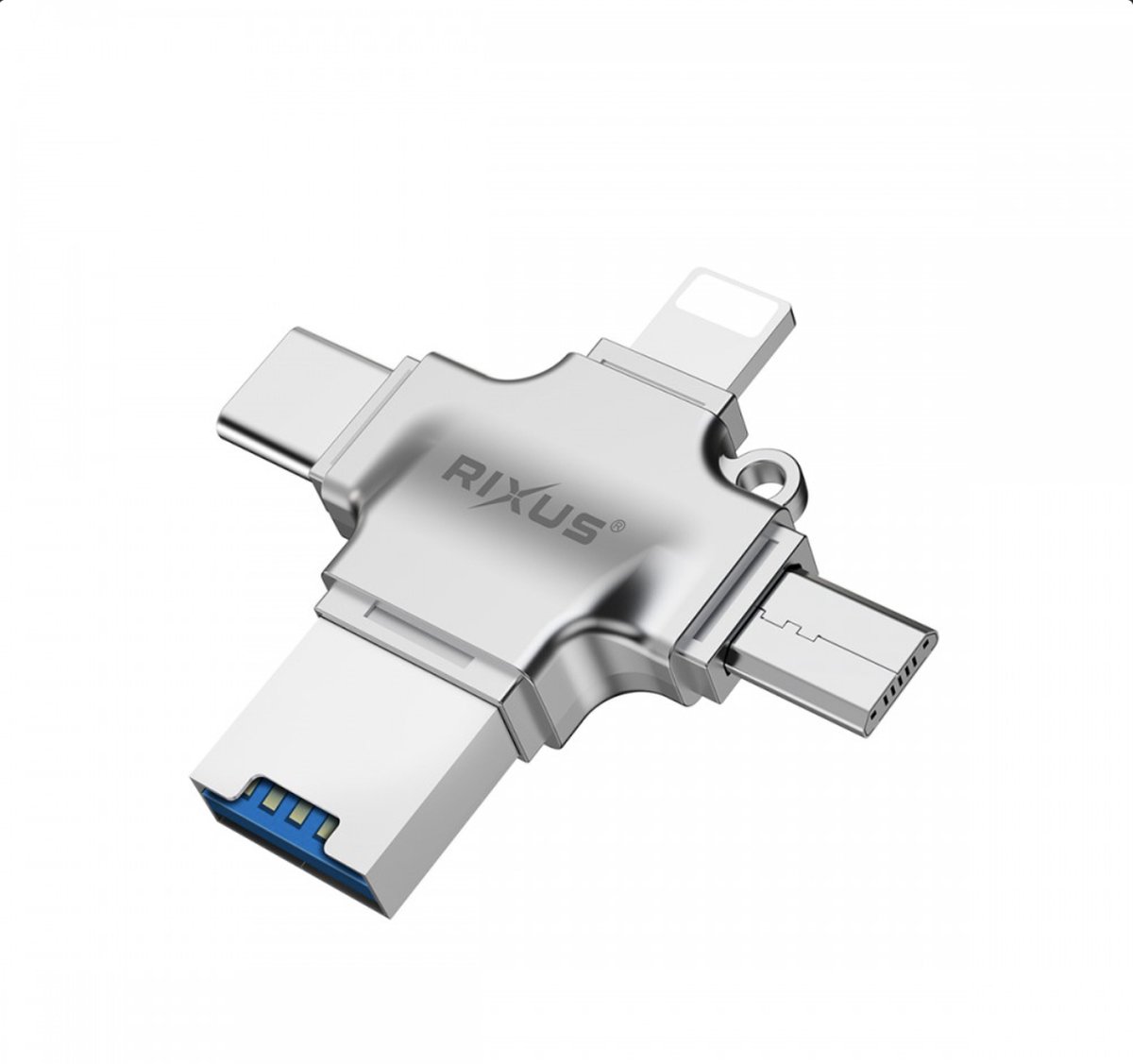 Rixus 4-in-1 Multi Function Card Reader - Type-c - USB.30 - High Speed