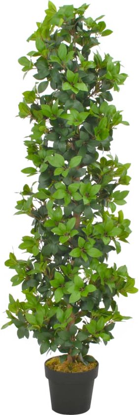 vidaXL - Kunstplant - met - pot - laurierboom - 150 - cm - groen
