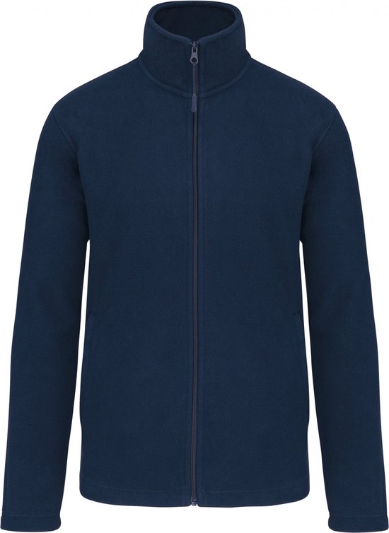 Premium Microfleecevest met rits Kariban Navy blauw - maat XL