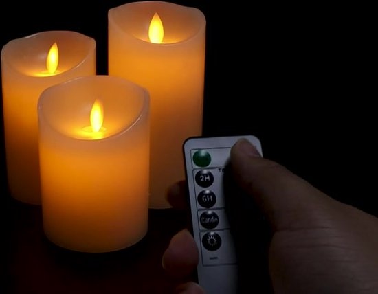 Bougies électroniques allume le décor à piles de bougie sans fumée sans