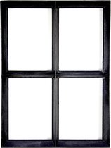 Authentiek zwart stalen raam vast model met enkel glas B40xH50 cm