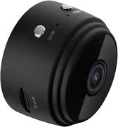 Mini caméra de sécurité Wi-Fi - 1080P - A9 - Détection de mouvement - Contrôle via APP - Zwart