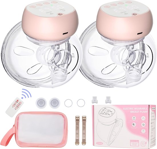  - Timé Handsfree Borstkolf - Draadloze Borstkolf - Elektrische Borstkolf