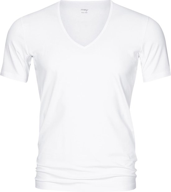 Mey - Dry Cotton V-hals T-shirt Wit - Heren - Maat XL - Slim-fit