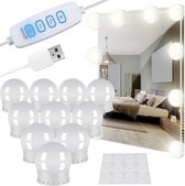 led lampen-10 stuks-dim functie-spiegel-woonkamer-slaapkamer-usb aansluiting-feestjes
