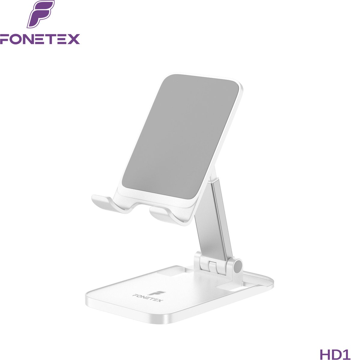 FoneTex Telefoonstandaard Bureau - Universeel - Voor iPhone/iPad - Opvouwbaar