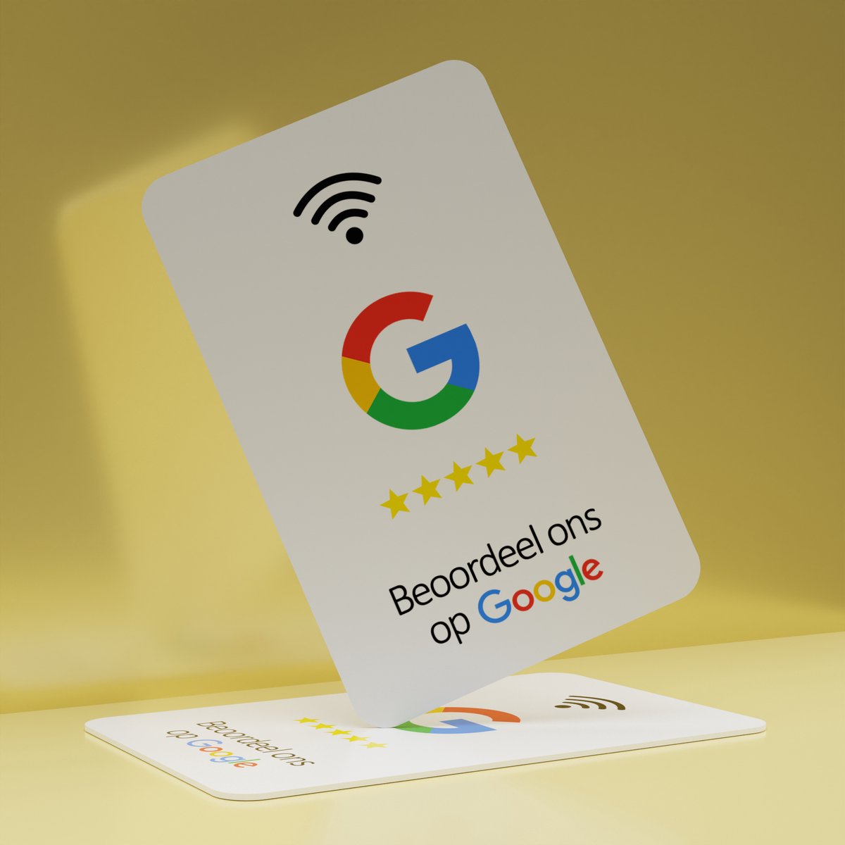 Google Review Kaart - NFC kaart - Geef jouw reviews een boost - Nederlandstalig - NFC kaart - Google review card - 2 stuks
