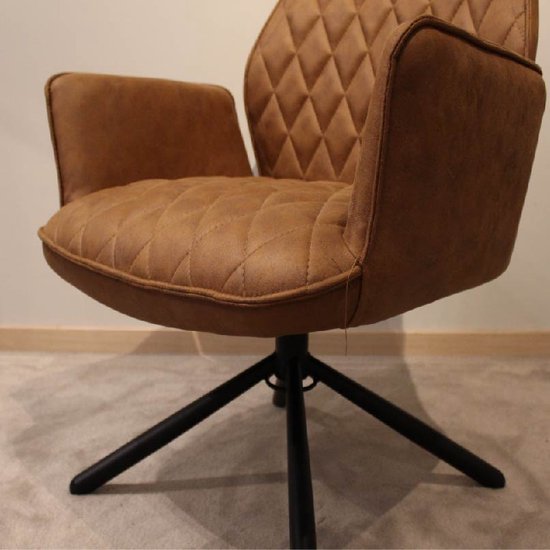 Fauteuil Donna Lounge Cognac