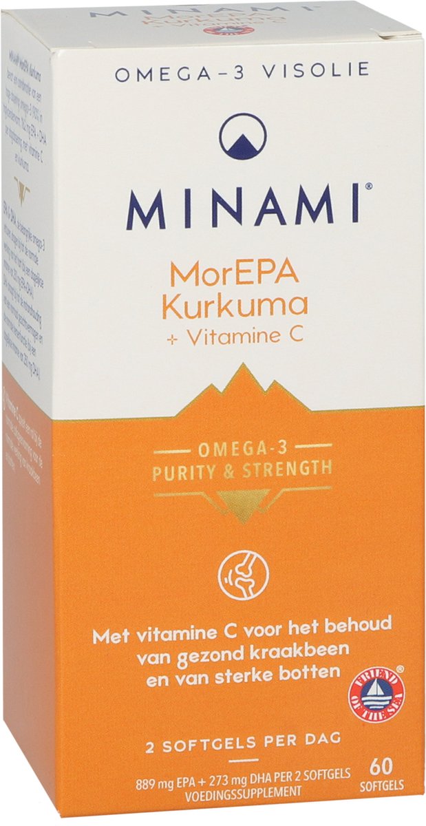 Goedkoopste Minami MorEPA kurkuma 60 Softgels