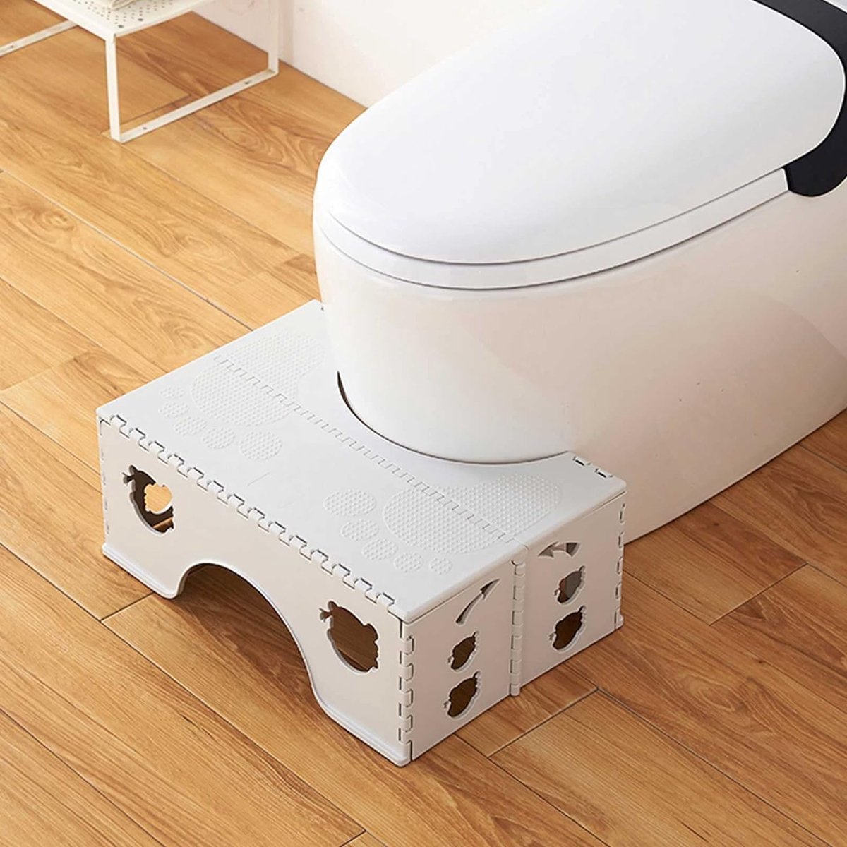 Pliable Toilette Accroupie Tabouret Non-slip Toilette Repose-pieds Anti des  Selles Constipation Portable Étape pour La Maison Salle de Bains