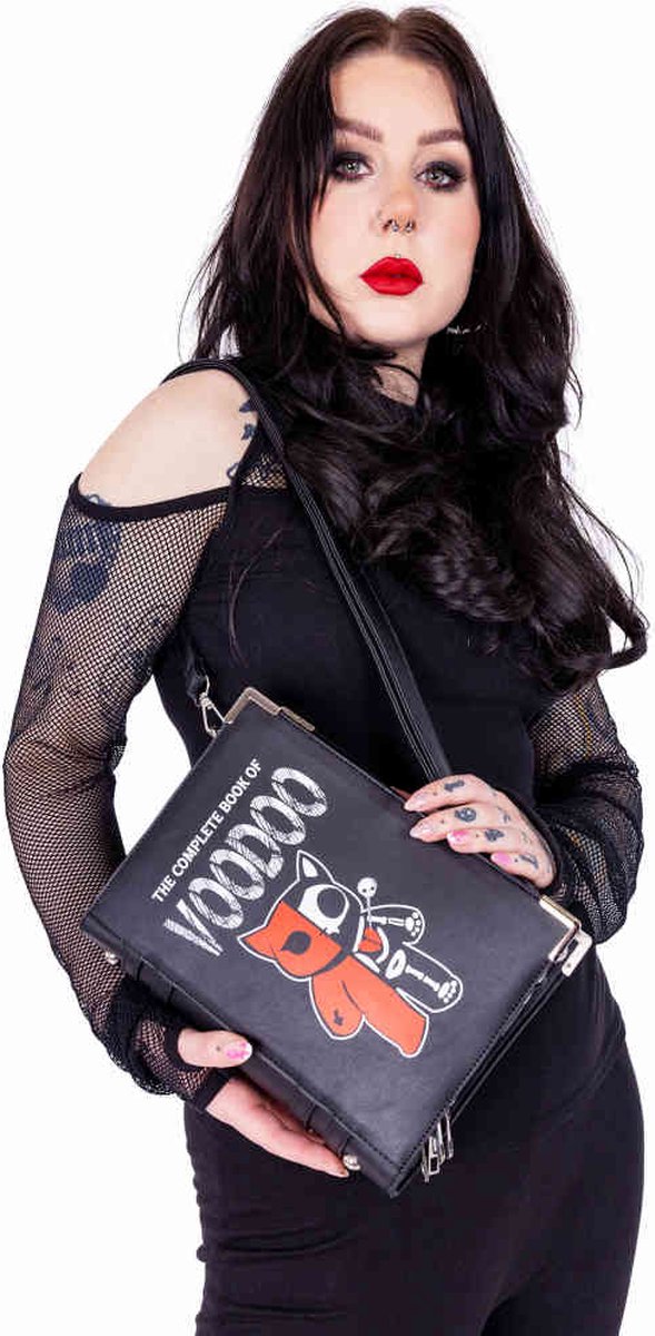 Cupcake Cult - Voodoo Book Schoudertas - Zwart
