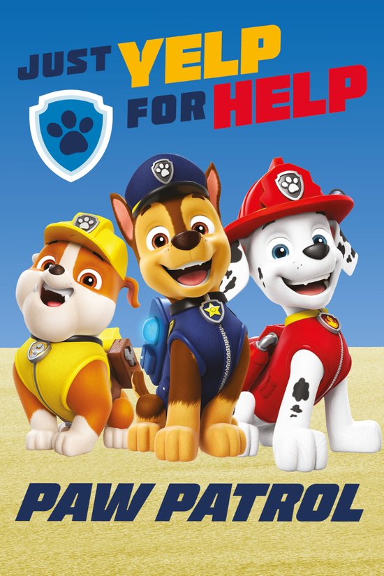 Couverture polaire PAW Patrol Yelp - 100 x 140 cm - Polyester