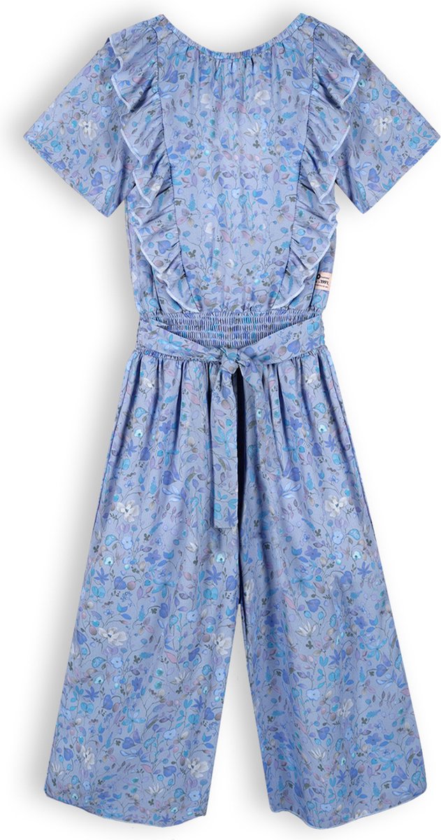 Nono N312-5602 Meisjes Broek - Provence Blue - Maat 158-164