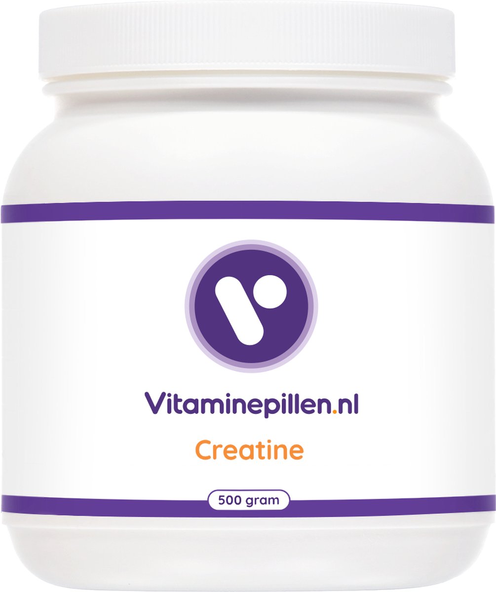 Goedkoopste Vitaminepillen.nl | Creatine - Poeder - 500 gram - Ondersteuning bij herstel na sporten, Ondersteunt bij de geheugenfunctie. Verbeter sportprestaties.