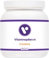Vitaminepillen.nl | Creatine - Poeder - 500 gram - Ondersteund bij herstel na sporten, Ondersteunt bij de geheugenfunctie. Verbeter sportprestaties.