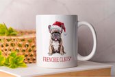 Mok Frenchie Claus - Gift - Cadeau - Christmas - HolidaySeason - MerryChristmas - HolidayCheer - dogs - puppies - puppylove - honden - puppyliefde - mijnhond