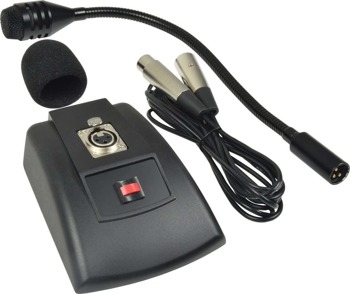 Adastra COM41 omroep microfoon met dynamische microfoon