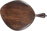 Tapasplank - broodplank hout - walnoot - organische vorm - by Mooss - 56 x 38 cm