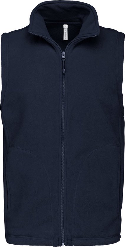 Premium Fleecebodywarmer 'Luca' merk Kariban maat M Donkerblauw