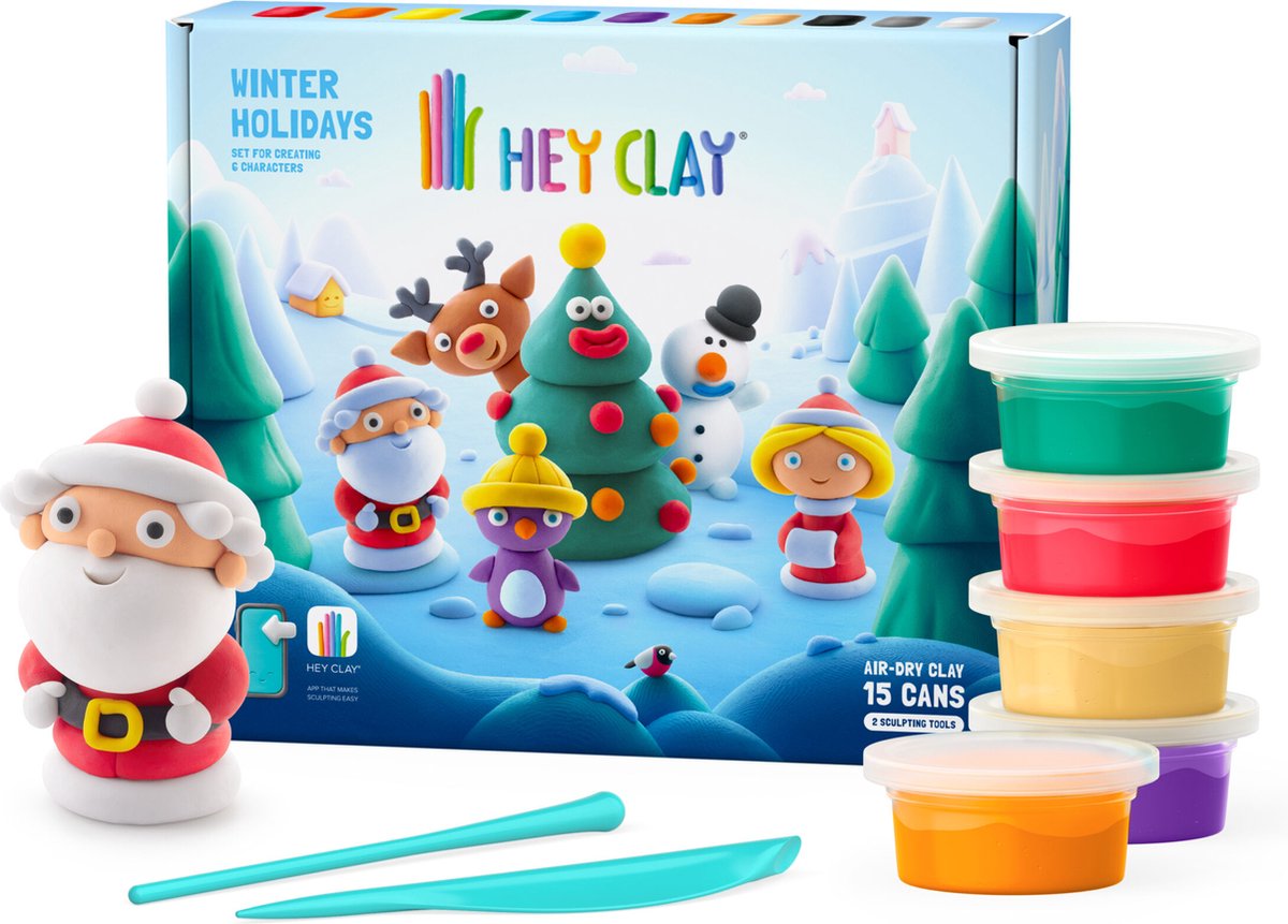 Hey Clay - Boetseerklei - Winter Holidays