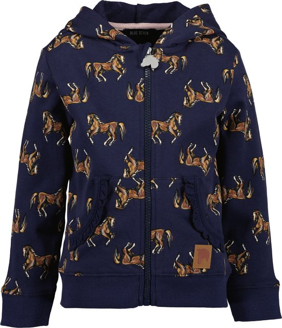 Blue Seven HORSES Meisjes vest Maat 122