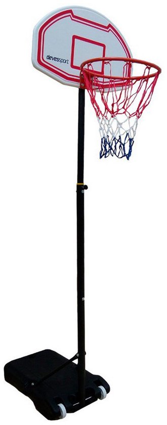 Sportana Basketbalkorf, 172-210 cm, ringhoogte verstelbaar, 30 kg, voetvoet, korfinstallatie, basketbalstandaard, basketbalmand, outdoor