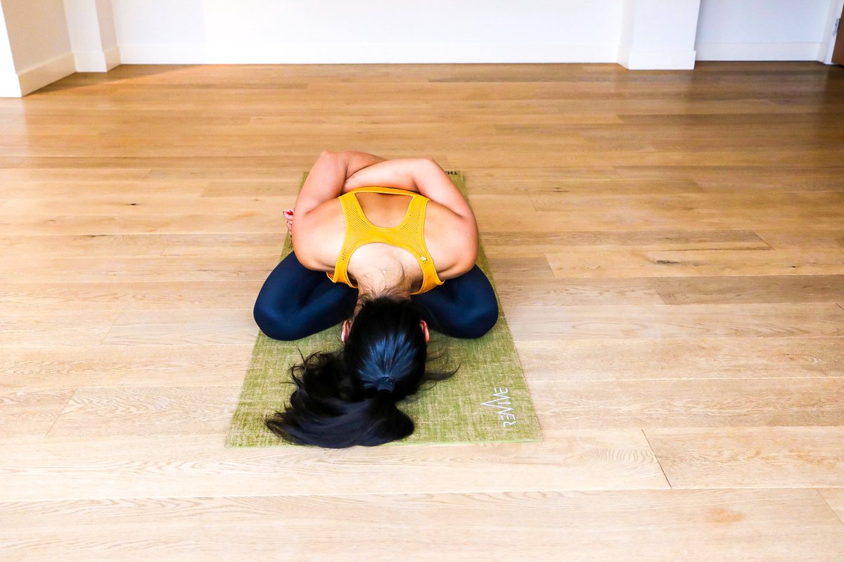 REVIVE eco / duurzame Yogamat "NATURE" - exercise / fitness mat- lichtgewicht - kleur bruin - 183 x 61 cm, 5 mm dikte, gemaakt van Jute icm PER