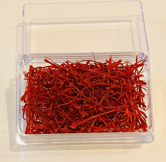 Khan Saffraan premium kwaliteit 100% puur - voor maaltijden en dranken - 1 gram