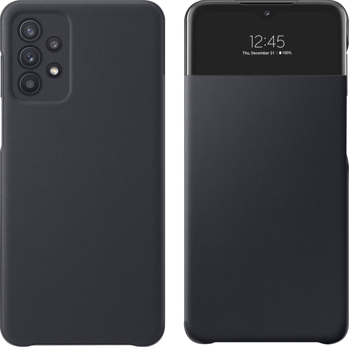 Samsung - S-View Wallet Case - Galaxy A32 (2021) 5G - Black