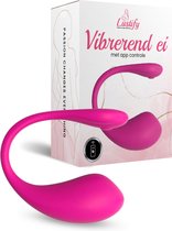 Lustify Vibrerend Ei 3.0 - Met App - Vibrator - Vibrators Voor Vrouwen - Sex Toys voor Koppels - Sex Toys voor Vrouwen - Black Friday 2023