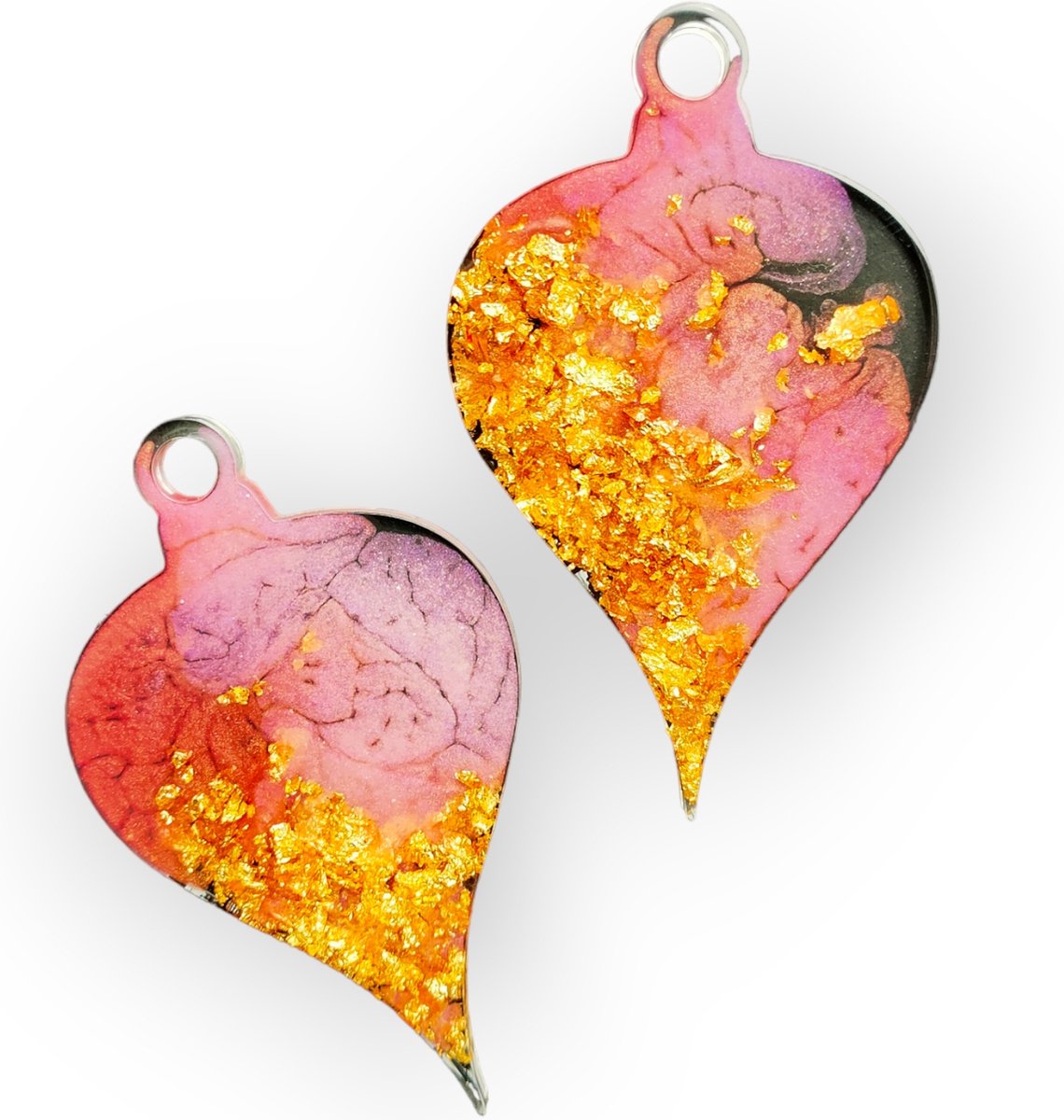 Resin Art JR: Unieke hoogwaardige kwaliteit epoxy kersthangers / Handgemaakte kerstdecoratie / Kerstversiering