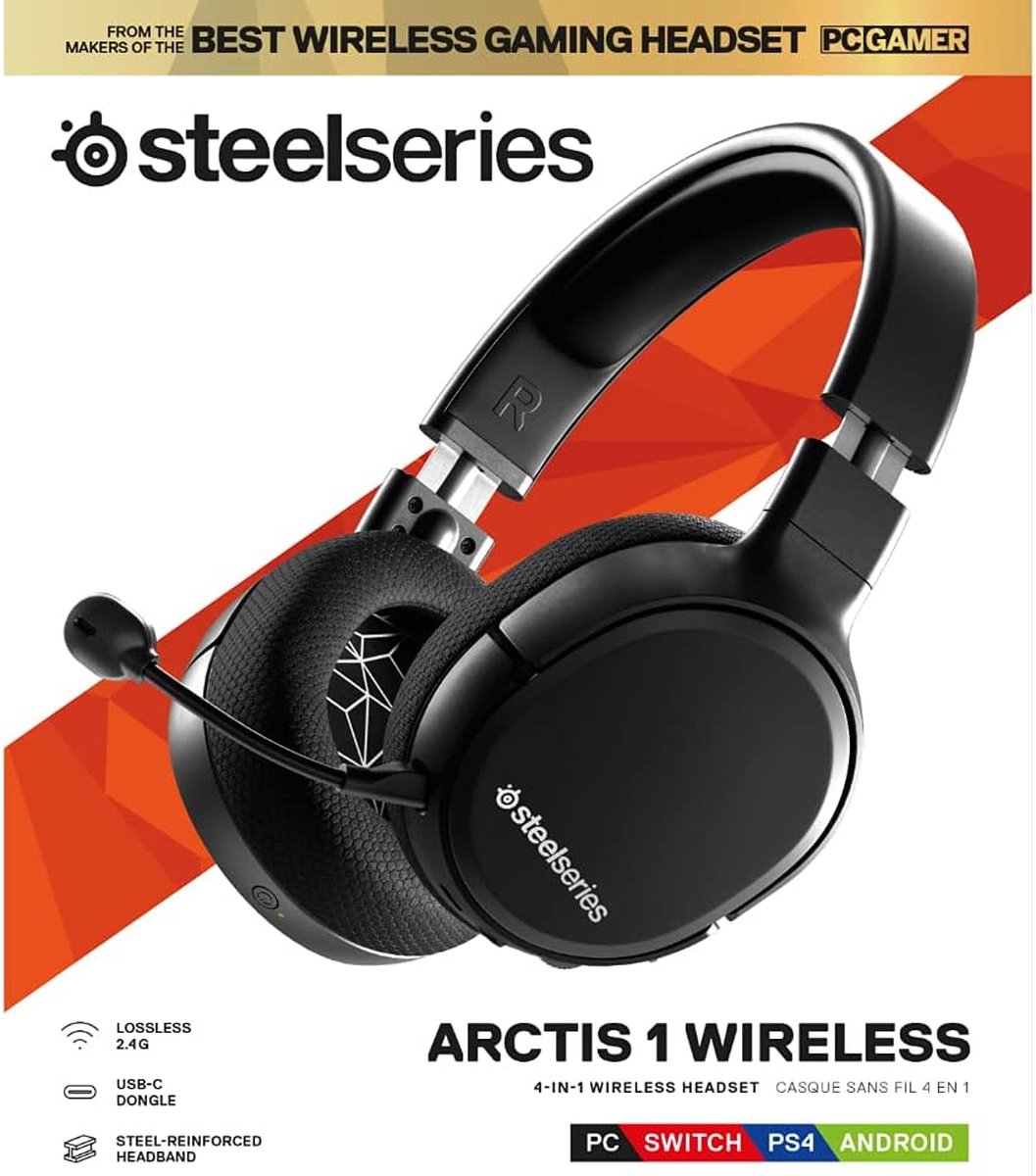 Arctis 1 Wireless Draadloze Gaming Headset USBC Draadloos