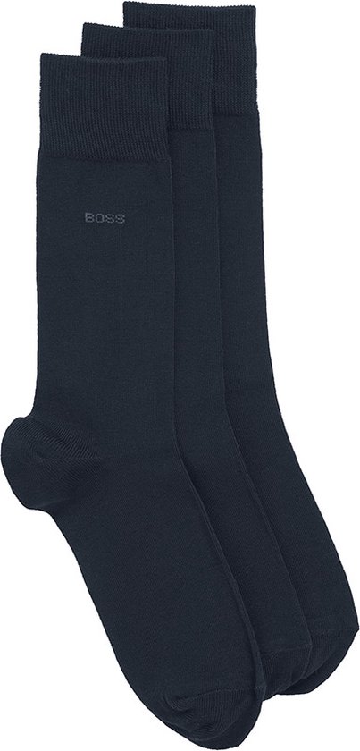 Hugo Boss boss 3P sokken uni blauw - 47-50