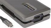 StarTech.com Adaptateur Multiport USB-C 6 en 1 - Mini Dock USB Type-C vers 4K 60Hz HDMI 2.0 - 100W Power Delivery Pass-trough - SD/Micro SD - Hub Convertisseur - Win/Mac/Linux - 25cm (DKT31CSDHPD3)