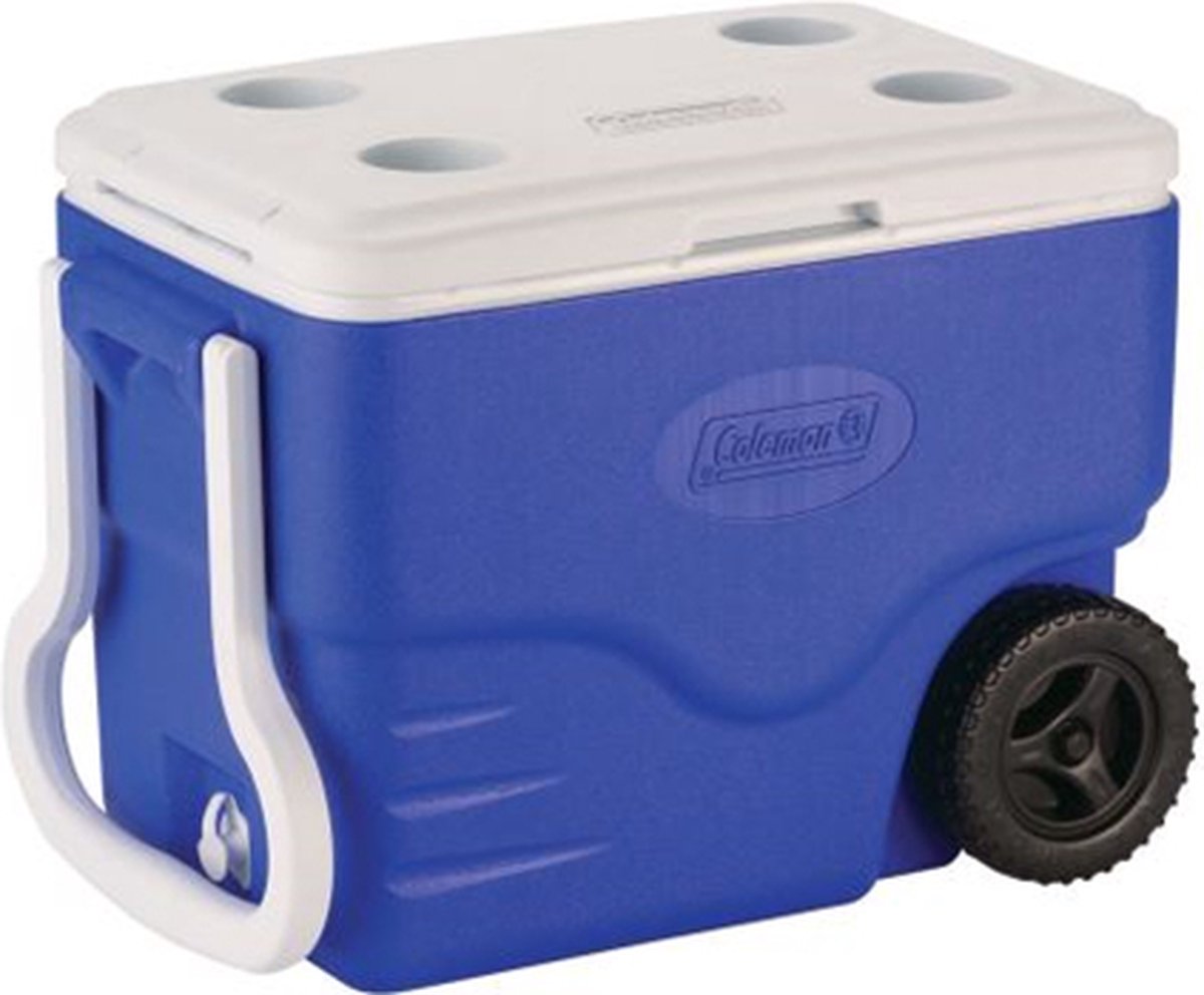Coleman 40QT Performance Koelbox - Wielen - 37,5 Liter - Blauw