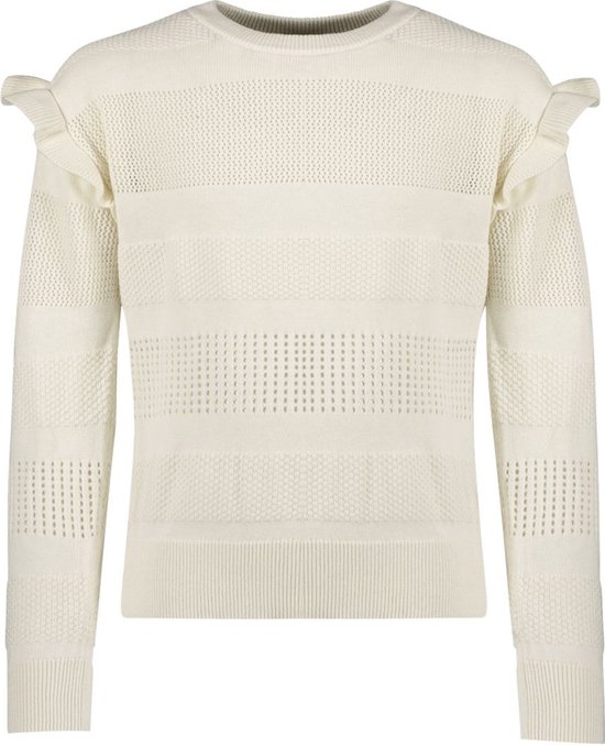 B.Nosy - Sweater - White Pearl - Maat 146-152