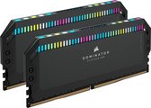 Corsair Dominator Platinum RGB - Geheugen - DDR5 - 64 GB: 2 x 32 GB - 288-PIN - 6800 MHz / PC5-54400 - CL40 - 1.40V - Voor Intel XMP 3.0 - Overclock PMIC - zwart