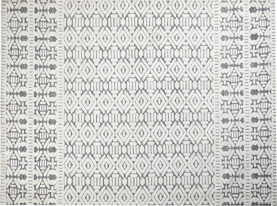 SIBI - Vloerkleed - Wit/Grijs - 300 x 400 cm - Polyester