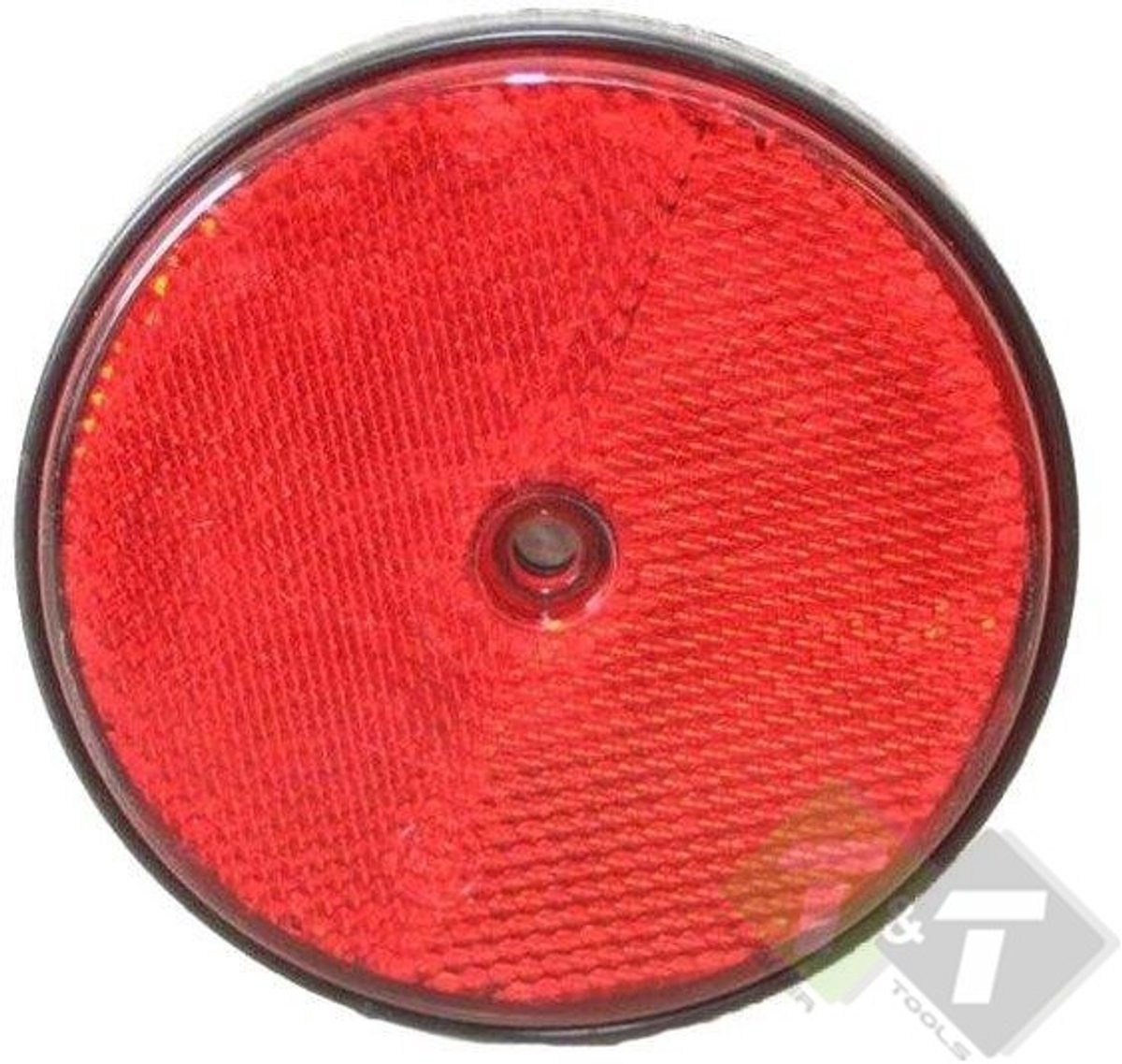 Reflector Rood, rond 85mm, E3 gekeurd