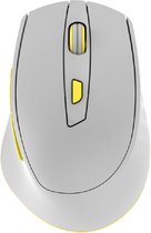 Draadloos muis - Ergonomische muis - Gamingmuis - Gamer muis - Draadloze computermuis - Wireless - met DPI knop| Wit G-529