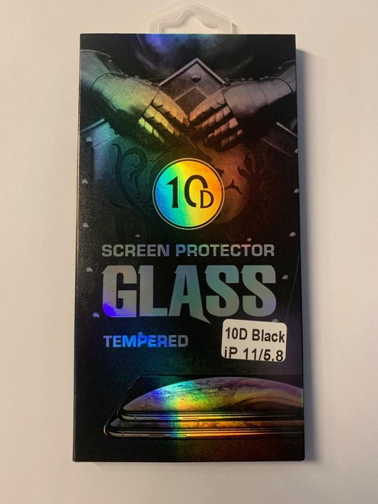 Iphone XS Screenprotector Premium Tempered Glass 10D - Premium Tempered glass