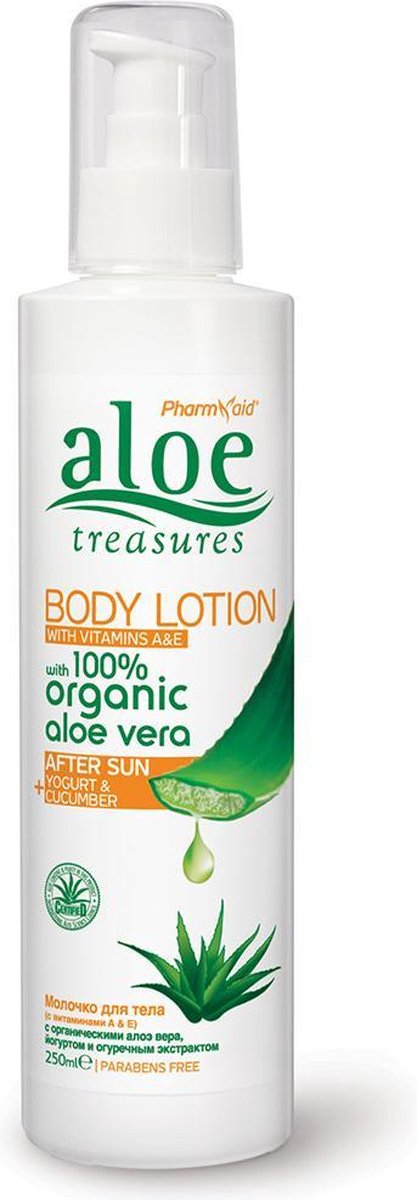 Goedkoopste Pharmaid Aloe Treasures Body Lotion Aftersun 250ml | Natuurlijke Verzorging voor de Gevoelige Zomerhuid