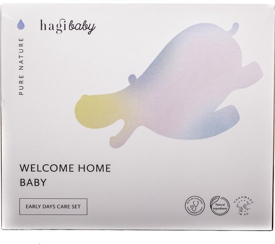 Foto: Hagi baby baby verzorgingsset natuurlijk kraamcadeau baby huidverzorging babygeschenkset kraamcadeaus