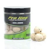 Pro Line Coco Banana - Pop-Up boilie - 15mm 80g - Wit
