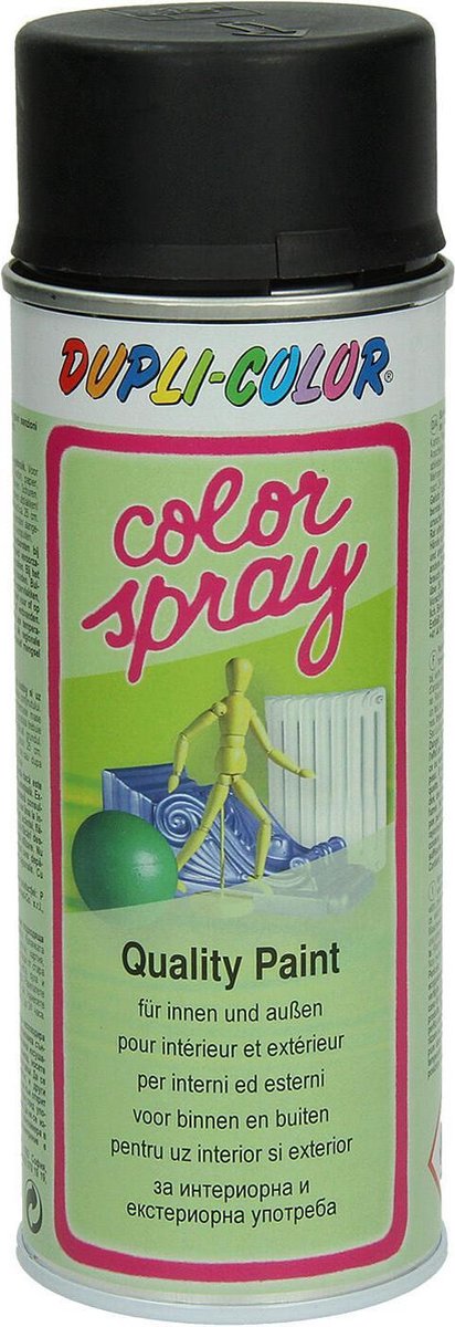 Dupli Color lakspray mat 0,4l gitzwart