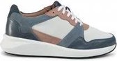 Clarks - Dames schoenen - Un Rio Run - D - white/blue syn - maat 8