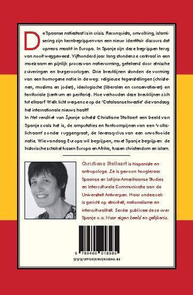 Het verdriet van Spanje - back cover
