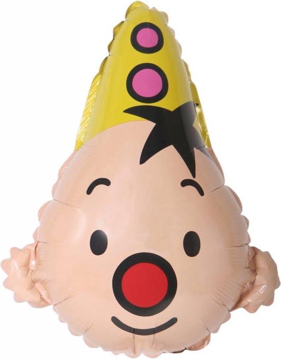 Bumba Ballon XL 80cm (Leeg) - Bumba Folieballon - Bumba Feestdecoratie - Bumba Verjaardag - Heliumballon